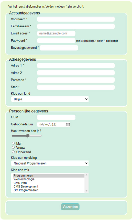 Form CSS in IE en Edge